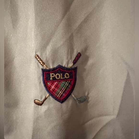 Other - Vintage Ralph Lauren Golf Tan Golf Windbreaker Size Large